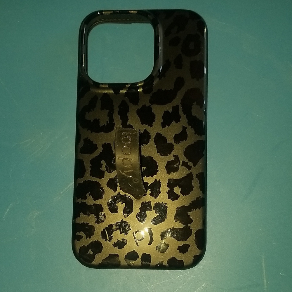 Loopy Case Black Leopard Phone Case